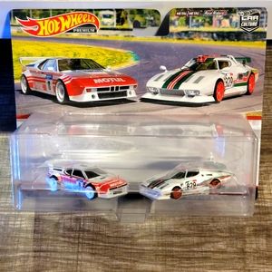 2022 HOT WHEELS PREMIUM CAR CULTURE BMW M1 PROCAR & LANCIA STRATOS GROUP 5 2PACK
